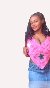 Granny Square Club Top