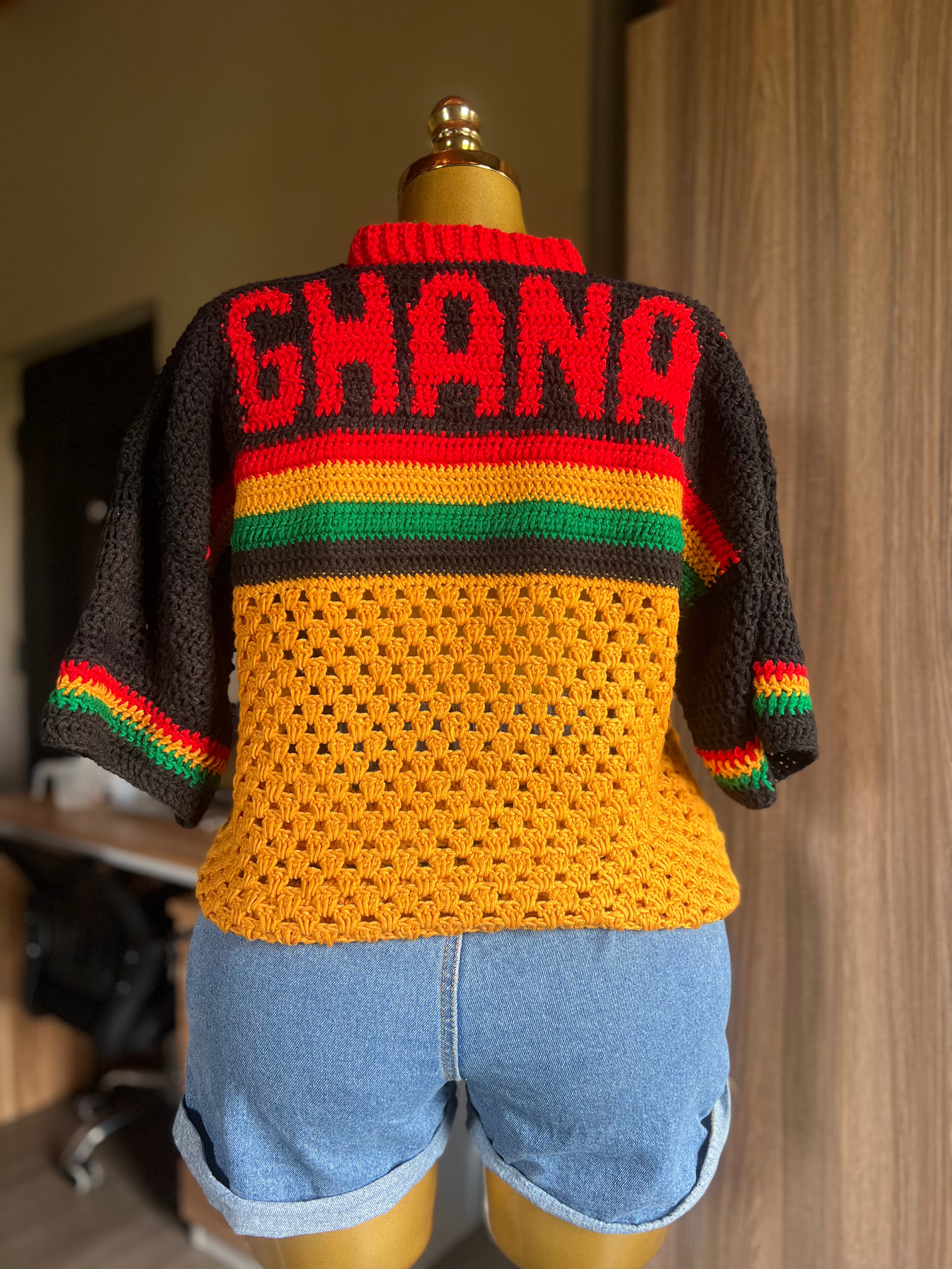 Crochet Ghana Jersey