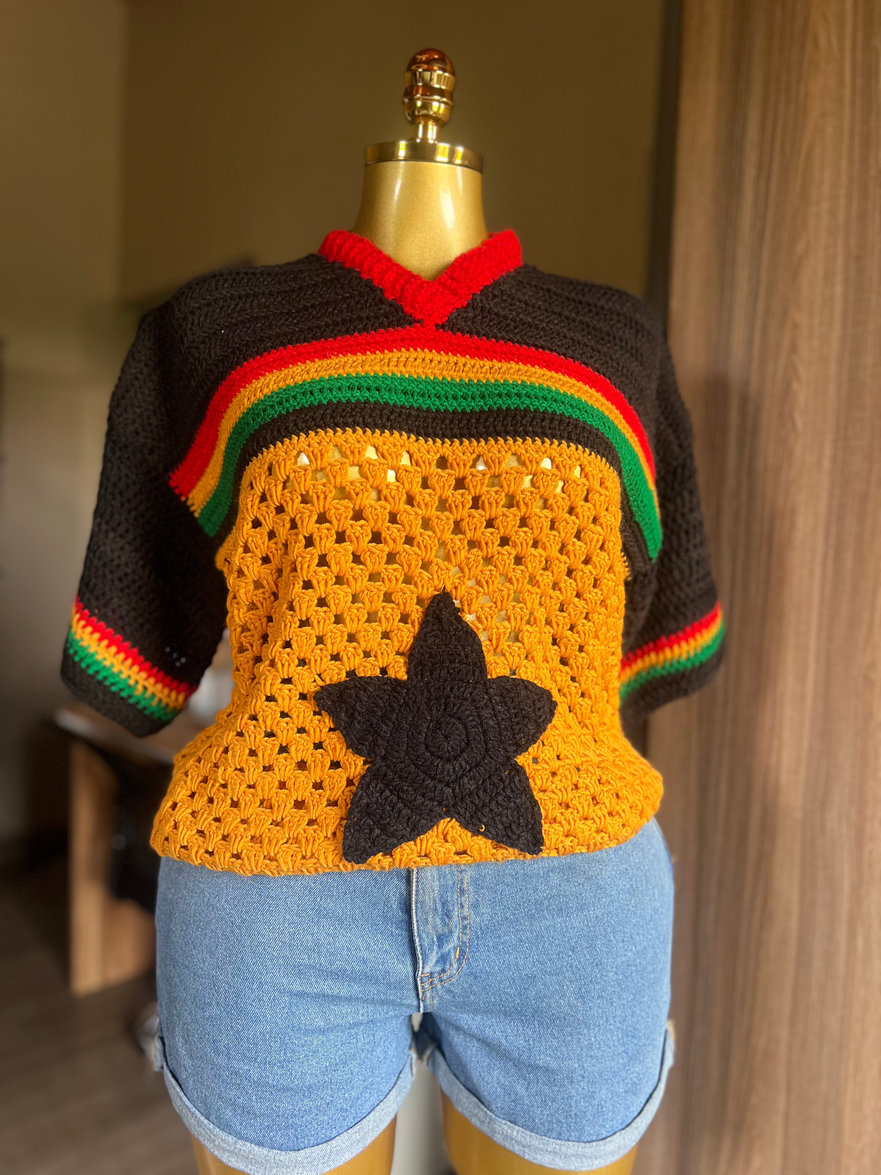 Crochet Ghana Jersey