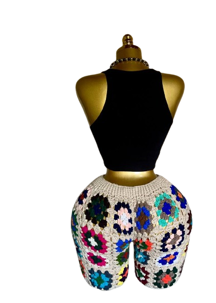 Granny Square Shorts